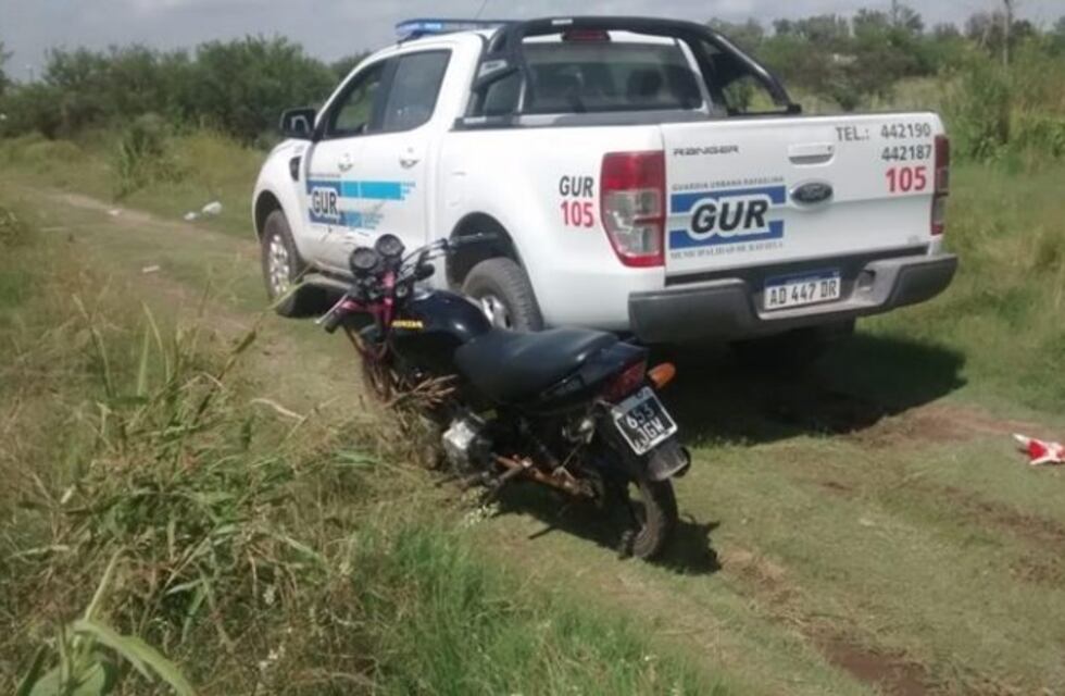 La Guardia Urbana de Rafaela recuperó una moto robada