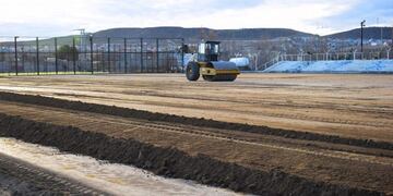 Avanzan las obras del Estadio Municipal