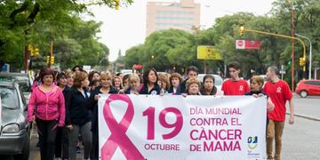 Caminata contra el cáncer en San Rafael