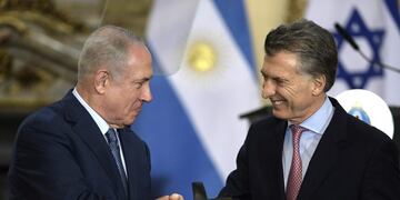 Netanyahu llamó a Macri para que reactive el amistoso entre Argentina e Israel\u002E (Foto: AFP PHOTO / JUAN MABROMATA)