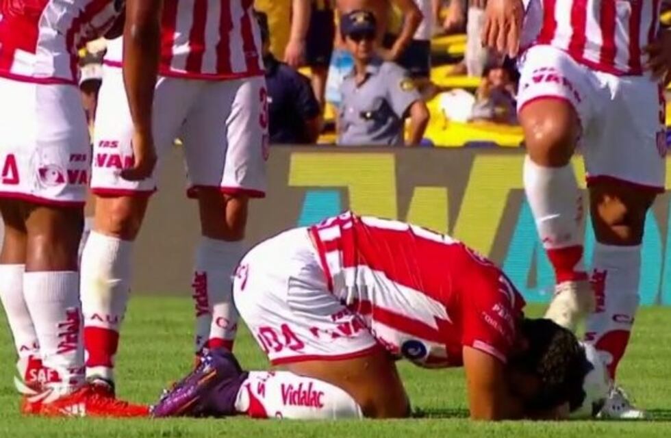 Así le quebraron dos costillas al mendocino Lucas Gamba en pleno partido