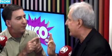 Pelea al aire entre periodistas brasileños: uno le pegó una cachetada al otro en vivo