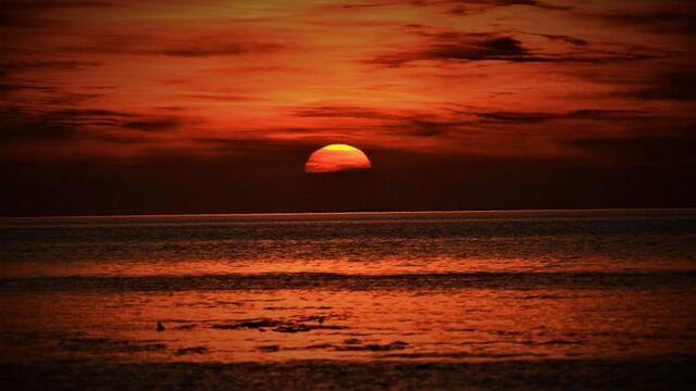 Atardecer en Miramar de Ansenuza - PH Hugo Giraudo