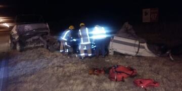 Se partió su vehículo en dos\u002E Foto: El Corredor de Noticias\u002E