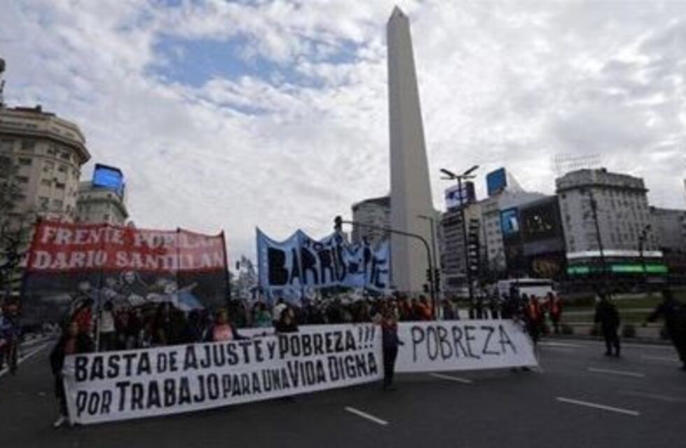 Terminó la protesta en la Avenida 9 de Julio y ya está habilitada en toda su traza