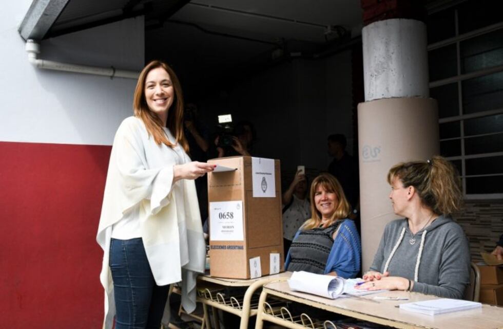 María Eugenia Vidal: "Está garantizada la transparencia de la elección en Buenos Aires"