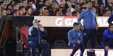 Dalma Maradona pidió el sillón que Newell's le obsequió a Diego (Getty Images)