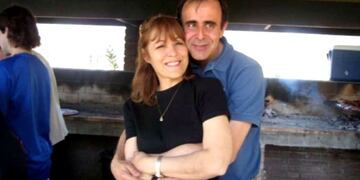 Norma Carleti y Leonardo Hisa cuando eran pareja.  Archivo