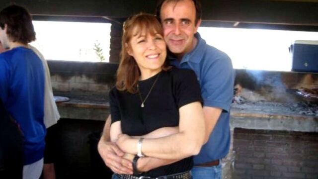 Norma Carleti y Leonardo Hisa cuando eran pareja.  Archivo