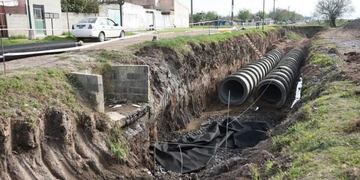 La obra del entubado del Canal Norte de Rafaela se inaugura este lunes 25 (web)