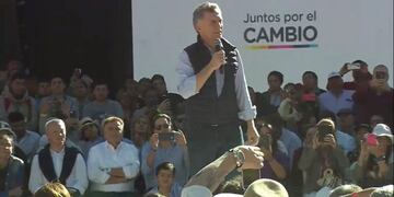 Mauricio Macri en Purmamarca, Jujuy
