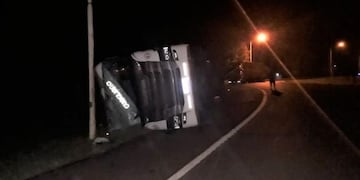 El conductor terminó con heridas leves pero igual fue llevado al hospital\u002E