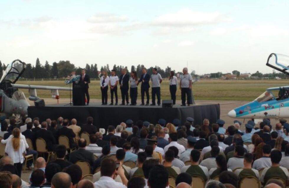 Macri en Córdoba: "Desde Fadea impulsaremos la construcción de aviones para el mundo"