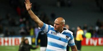 Felipe Contepomi en el mundial de Rugby 2011\u002E