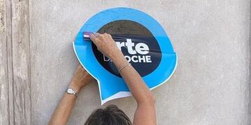 Arte de Noche en Azul