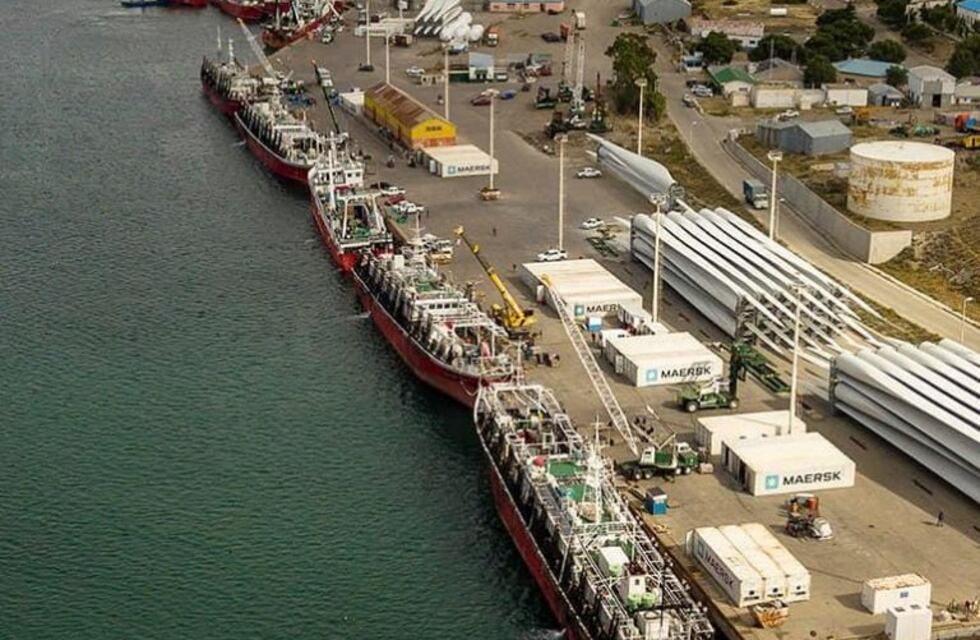 Intenso trabajo de la flota potera en el puerto deseadense