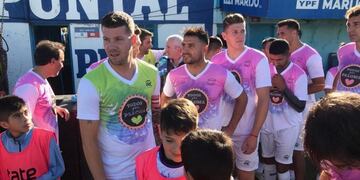 Jugadores y personalidades destacadas en el partido a beneficio de Paloma\u002E