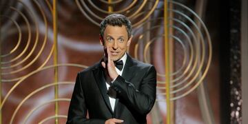 El comediante Seth Meyers fue el anfitrión de los Globos de Oro\u002E (AP)