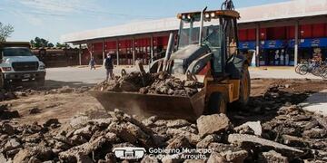 Reparaciones en la Terminal de Ómnibus de Arroyito