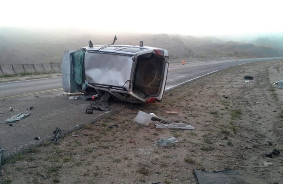 Un herido leve en un nuevo accidente en las Altas Cumbres