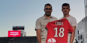 Cubitas está en plena pretemporada en el Nimes\u002E Y destacó su paso por Talleres\u002E
