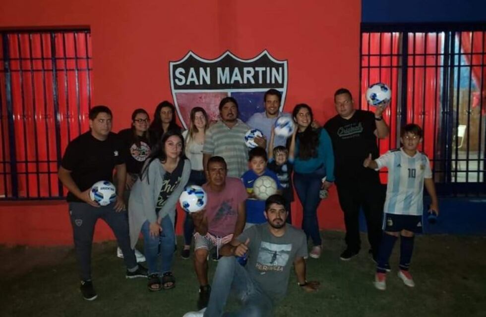 El club San Martín recibió ayuda por parte del municipio