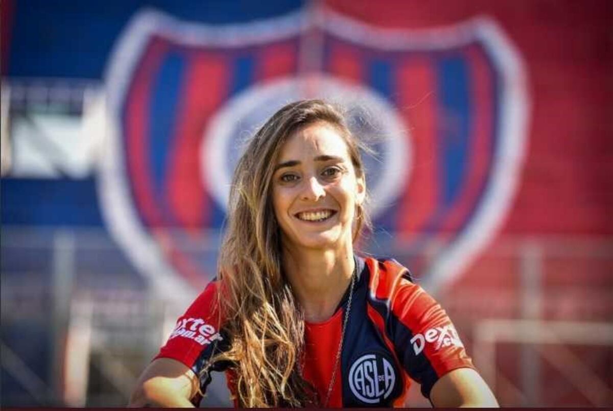 Maca Sánchez, jugadora de San Lorenzo de Almagro