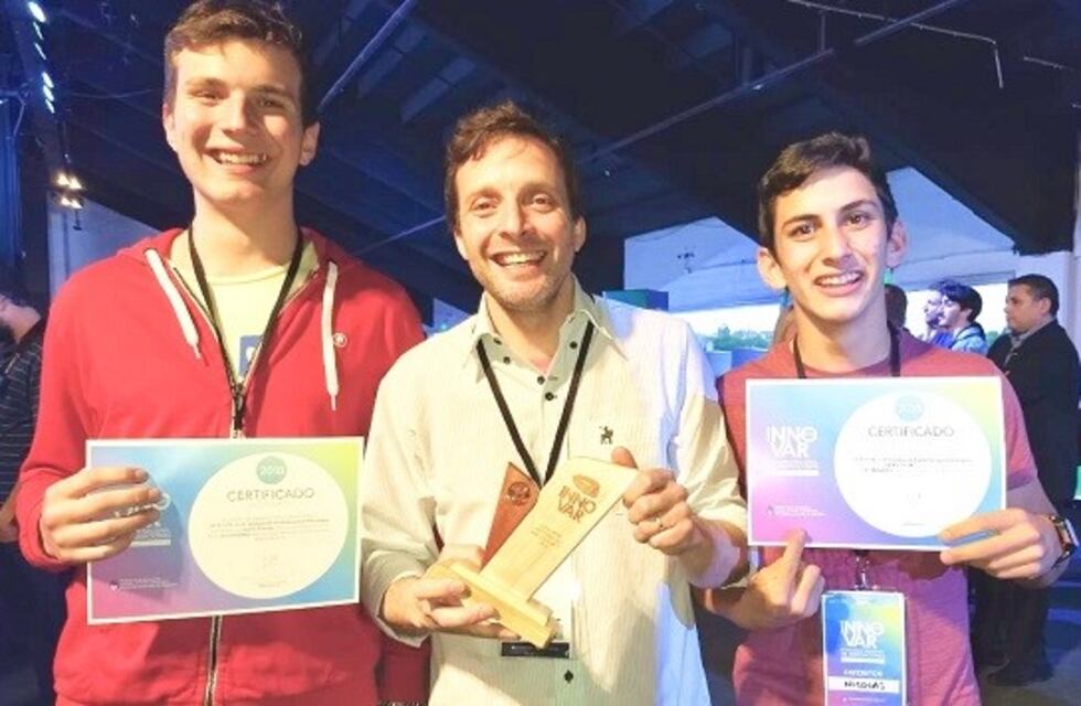 Innovar 2018: segundo premio para dos estudiantes de Gualeguaychú