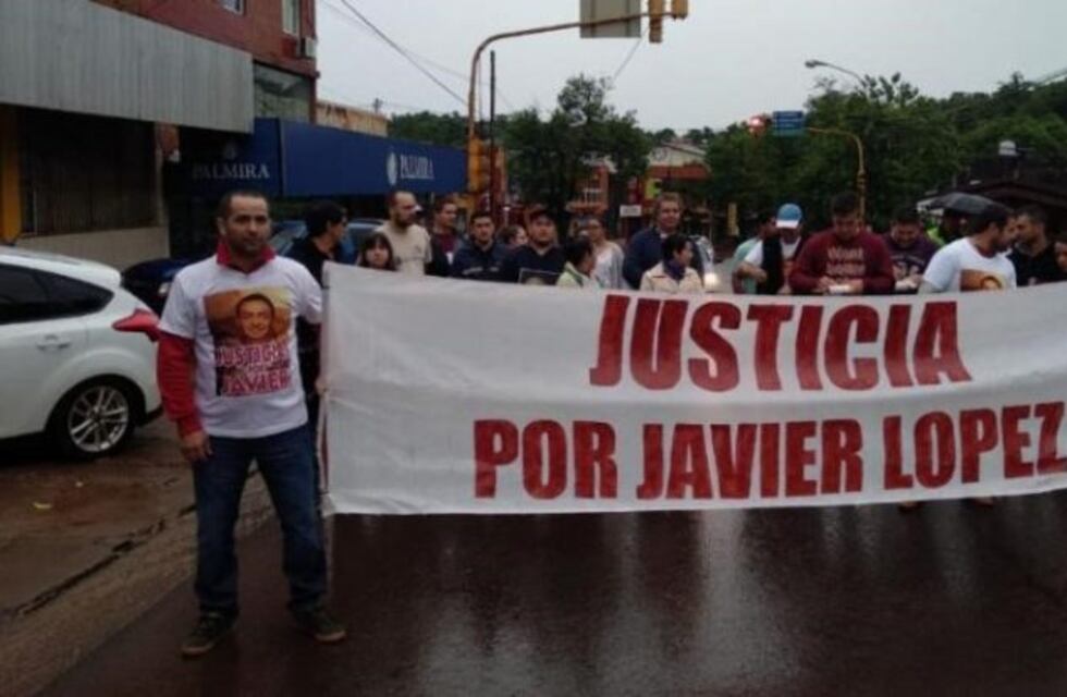 Eldorado: familiares y allegados de Javier López marcharon para que no excarcelen a su asesino