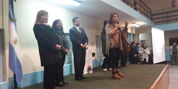 La Lic\u002E Yolanda Canchi agradeció el apoyo de los trabajadores\u002E