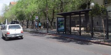 Paro total de transporte urbano en la ciudad de San Luis\u002E Foto: El Diario de la República\u002E