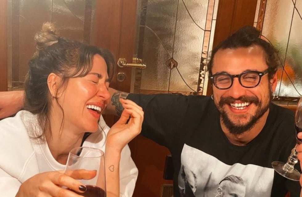 A Jimena Barón se le fue la mirada al encontrar a Daniel Osvaldo sin remera