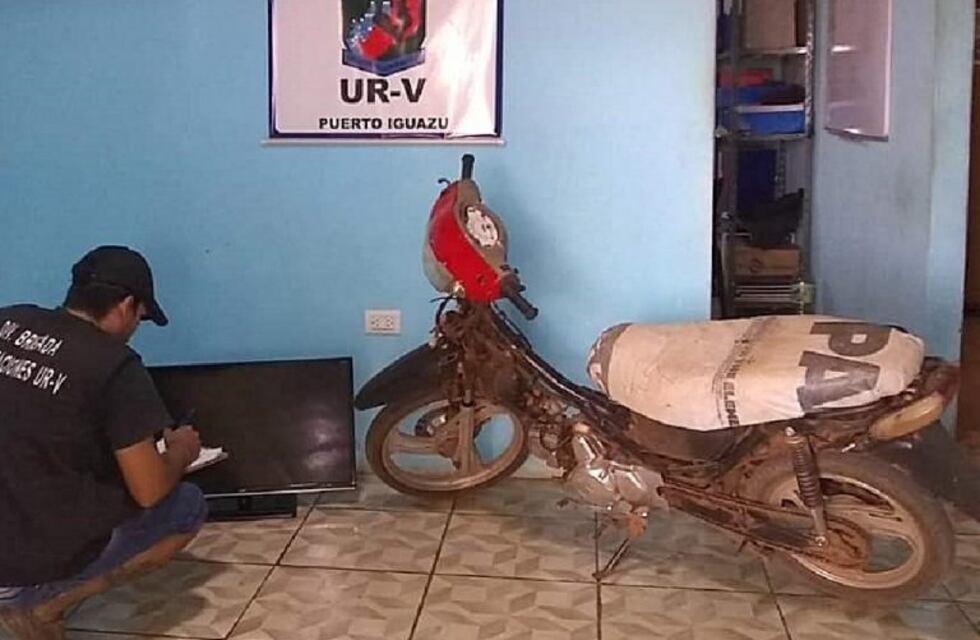 La policía recuperó una moto y elementos robados en Iguazú