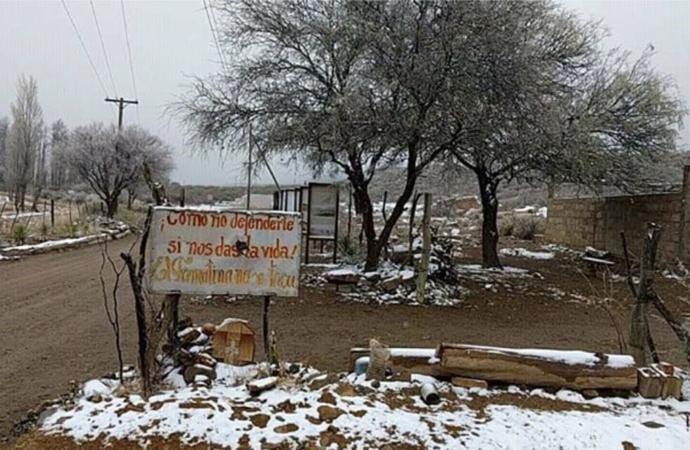 Septiembre llegó con nieve en Alto Carrizal