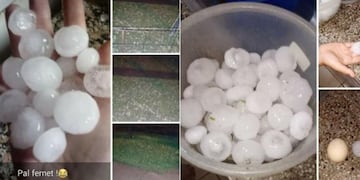 granizada en Líbaros\nCrédito: FMRiel