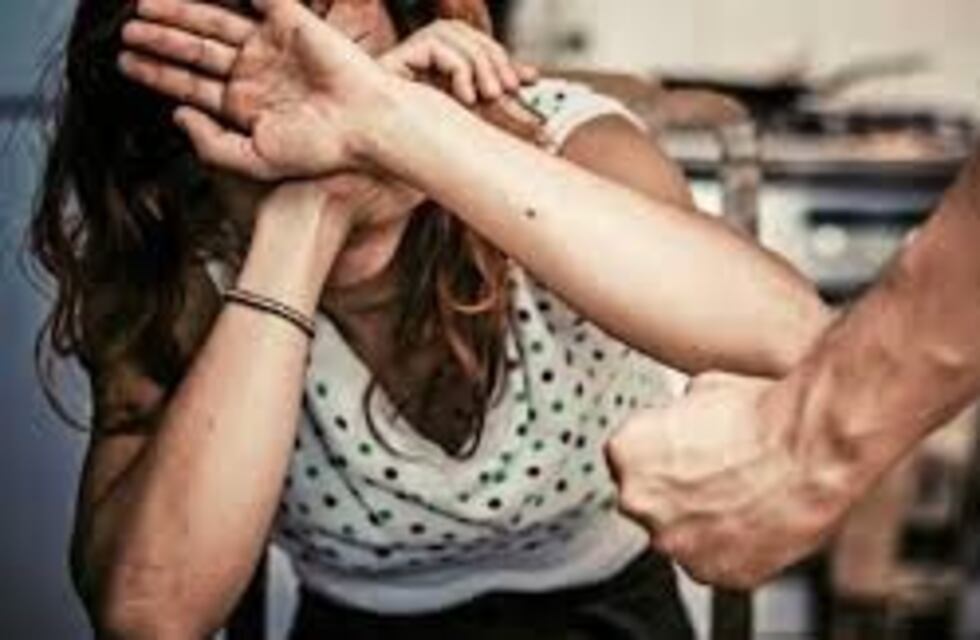 Fue salvada por policías mientras era atacada a golpes por su pareja