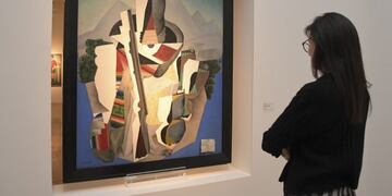 Una mujer el cuadro \