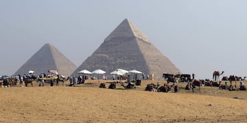 Revelaron cómo llevaron las piedras para construir las pirámides de Egipto