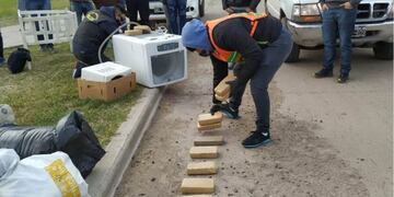 Simulaba una mudanza y llevaba más de 34 kilos de droga en un lavarropas (DataChaco)