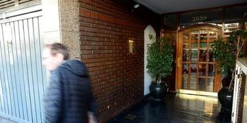 El edificio donde se produjo el doble crimen en Belgrano
