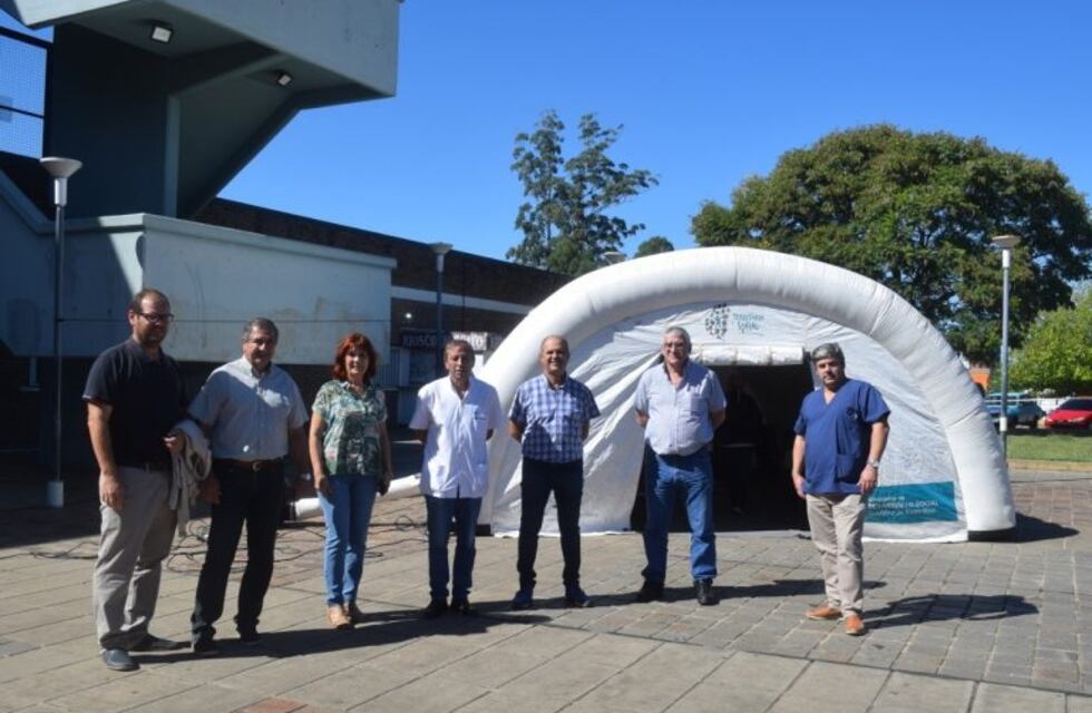 Masvernat implementa carpa sanitaria para pacientes con patologías respiratorias