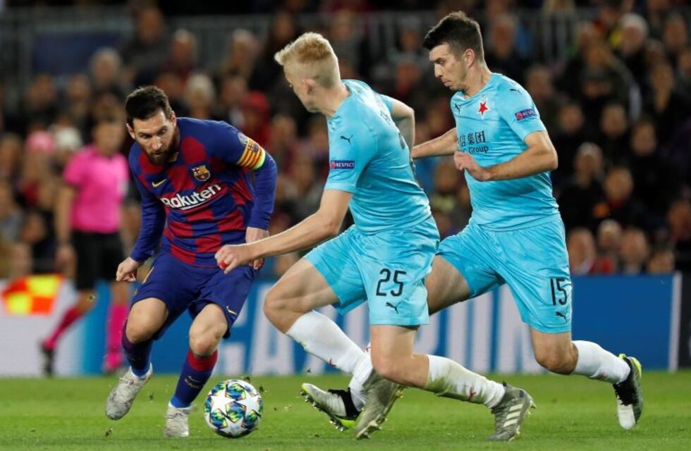 Champions League: Slavia Praga sorprendió al Barcelona y le empató en el Camp Nou