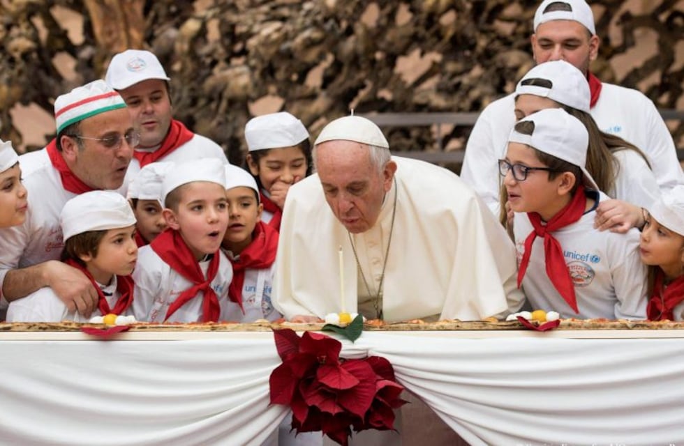 El Papa celebró su cumpleaños en una clínica pediátrica del Vaticano