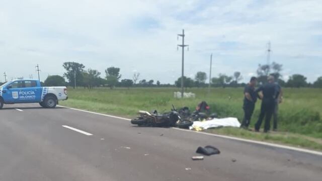 Accidente fatal en Ruta 16\u002E (Foto: Diario Chaco)