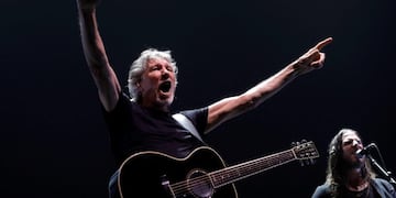 Roger Waters, durante su actuación en Madrid dentro de la gira \
