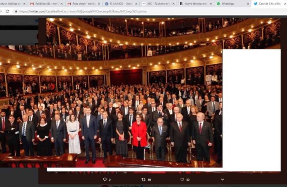 "Es un tema menor", dijo Mestre sobre su sitio en el Congreso de la Lengua