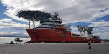 Buque de Ocean Infnity\u002E Foto M\u002EVidal