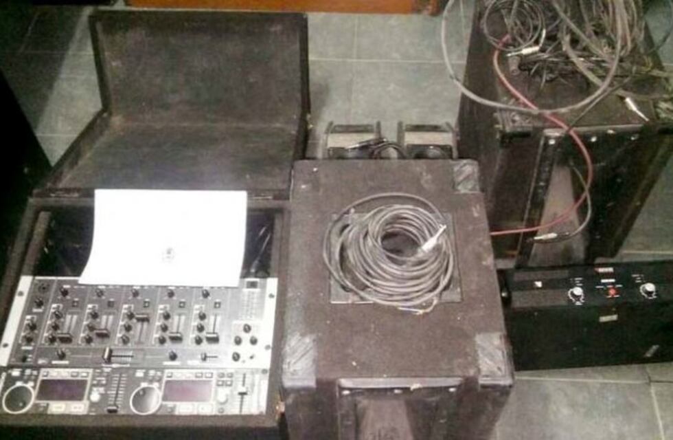Recuperaron un equipo de audio tras un allanamiento en barrio San Martín
