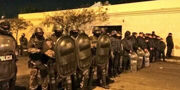 Infantería estuvo presente en los incidentes\u002E