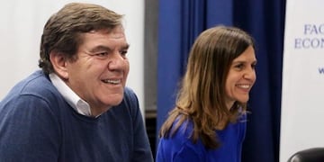 Guillermo Montenegro y Fernanda Raverta (Foto: Qué Digital)